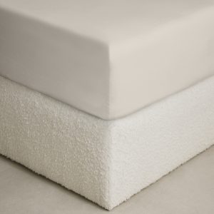 Washed Linen-Cotton Fitted Sheet