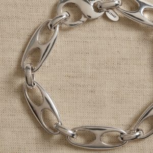 Elongated Mariner Link Chain Bracelet by Aureus + Argent