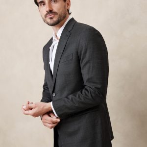 Signature Italian Nailhead Suit Jacket