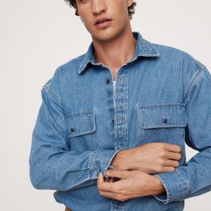 Relaxed-Fit Denim Overshirt