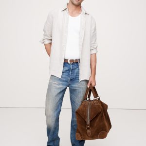 Slim-Fit Linen Shirt