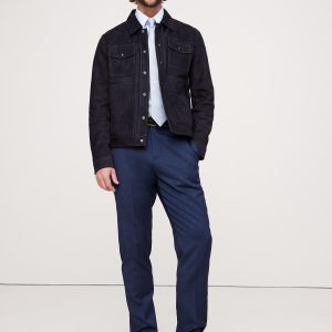 Signature Italian Nailhead Suit Pant