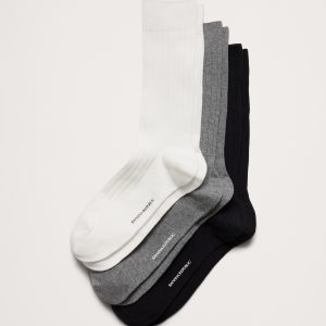 Cotton-Blend Trouser Sock