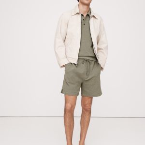 6" Waffle-Knit Pull-On Short