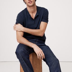 Soft Wash Henley T-Shirt