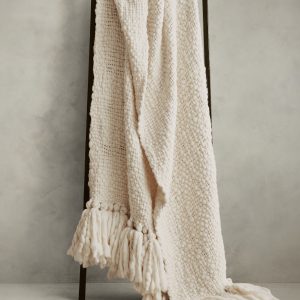 Hand-Carded Merino Throw Blanket