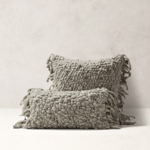 Hand-Carded Merino Pillow
