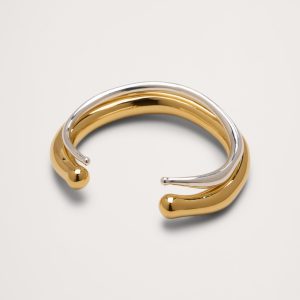 O-Ring Sculpted Cuff Set Of 2