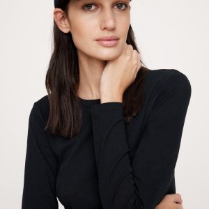 Airy Cotton Crepe Crew-Neck T-Shirt