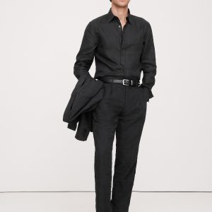 Floral Jacquard Suit Pant