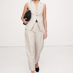 Hourglass Tencel™-Linen Vest