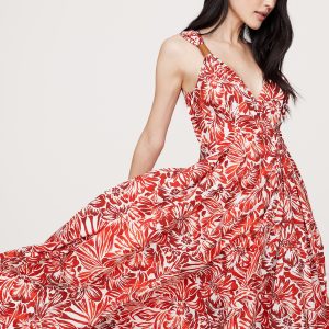 Cotton Poplin Wrap Maxi Dress