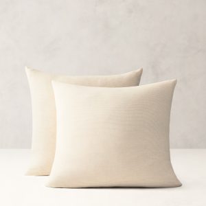 Thin-Stripe Linen Shams