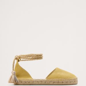 Valenciana Flat Espadrille with Pom-Pom by Guanábana
