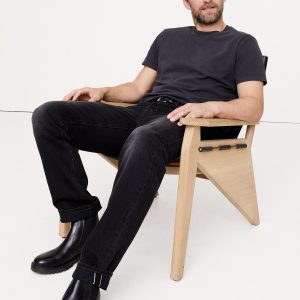 Boxy Sun-Faded Cotton Crew-Neck T-Shirt