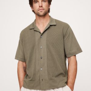 Cotton Mesh Resort Shirt