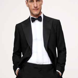 Slim Italian Barathea Tuxedo Jacket