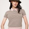 Lightweight Cashmere Short-Sleeve Sweater Polo