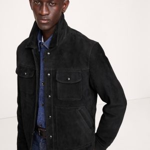 Suede Trucker Jacket