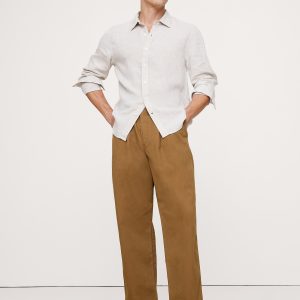 Loose Lightweight Cotton Pull-On Pant