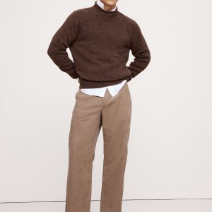 Loose Corduroy Pull-On Pant