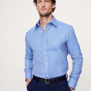 Slim-Fit Wrinkle-Resistant Dress Shirt