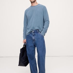 Sun-Faded Heavyweight Soft Cotton T-Shirt