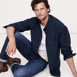 Relaxed-Fit Garment Dye Oxford Shirt