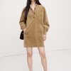 Corduroy Popover Shift Dress