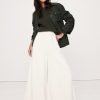High-Rise Wide-Leg Crepe Palazzo Pant