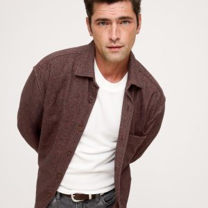 Relaxed-Fit Flannel Overshirt