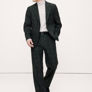 Italian Wool Tweed Suit Jacket