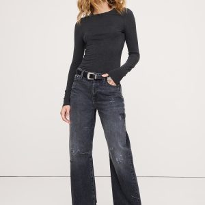 Luxe Wool-Blend Crew-Neck T-Shirt