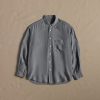 Archive Gray Irish Linen Shirt size L