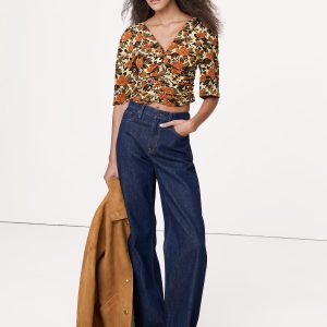 Matte Silk Ruched Top