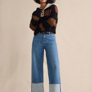 High-Rise Stovepipe Straight Leg Jean
